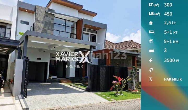 Rumah Mewah di Area Eksklusif Telaga Golf Araya Malang