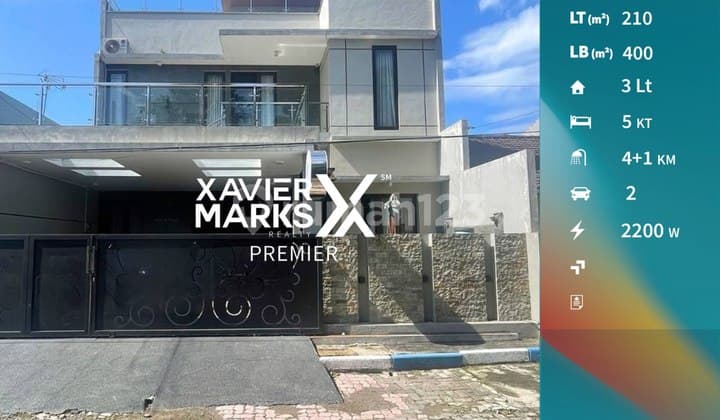 For Sale 3-Story Fully Furnished House in Pondok Blimbing Indah Araya Malang