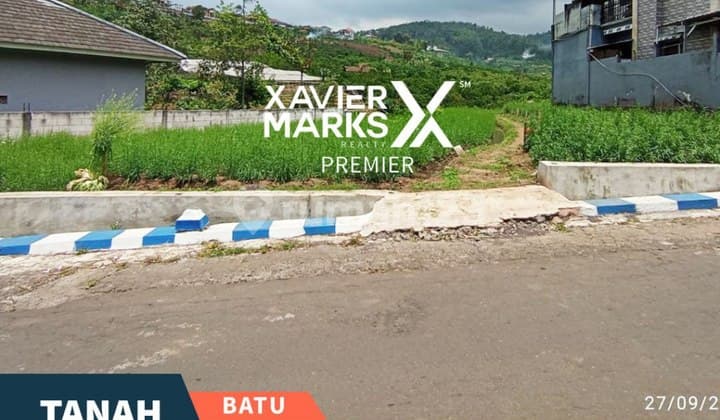 For Sale Land in Punten Bumiaji, Batu City, Mountain View and Cool Climate