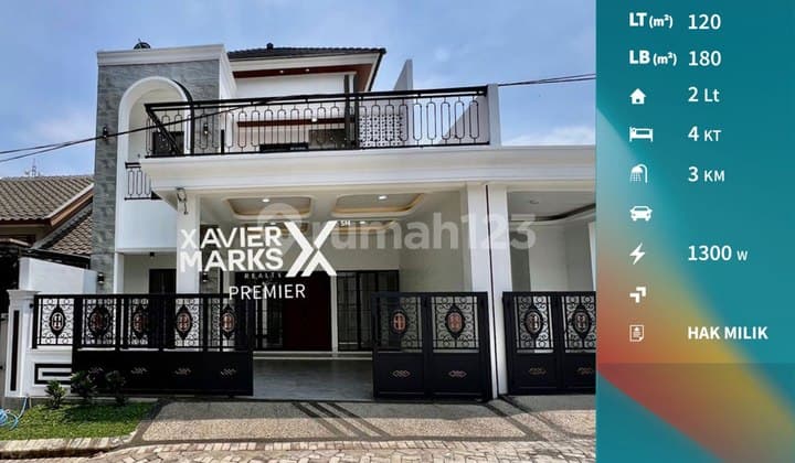 Properti Langka Rumah American Classic di Sengkaling Malang