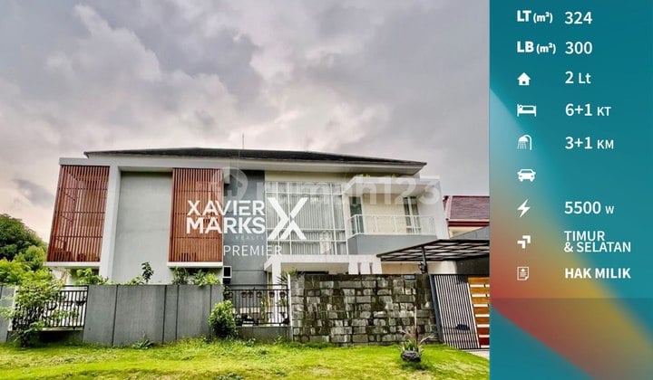 Rumah Eksklusif Full Furnished di Graha Golf Araya Malang