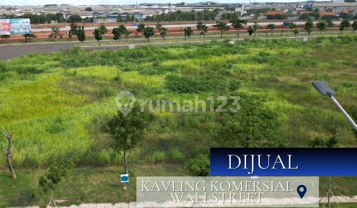 Tanah Bangun Gedung 10 Lantai - Kavling Wallstreet 1.200m2 Lokasi Emas