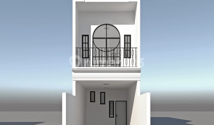 Rumah Brand New di Tanjung Duren Way Seputih 3,5x21m Harga Nego