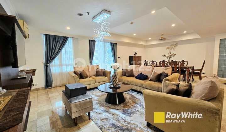 Apartemen Brawijaya, Kebayoran Baru, siap huni, 3 km ke SCBD, 4 bedrooms