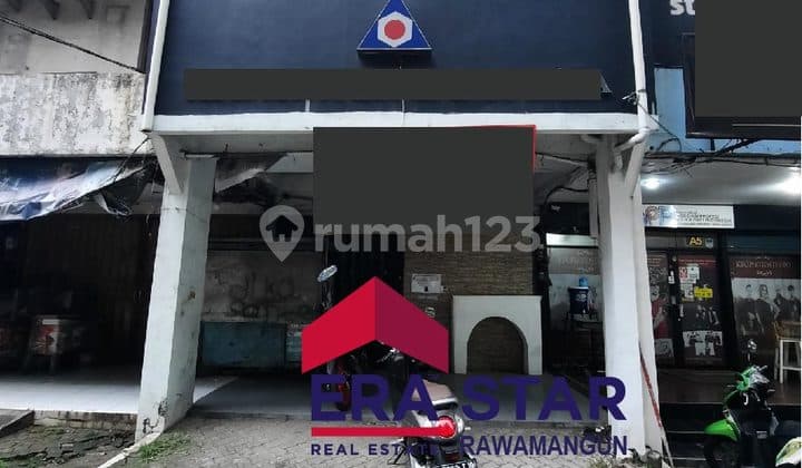 Ruko 2 muka harga turun di jalan utama Kalimalang Bekasi