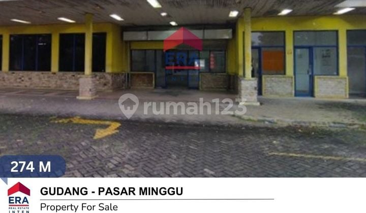 Dijual gudang Ex Supermarket Di pasar Minggu Jakarta Selatan