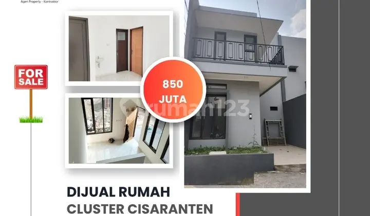 Rumah 2 lantai di Cluster Cisaranten Kulon Arcamanik Kota Bandung