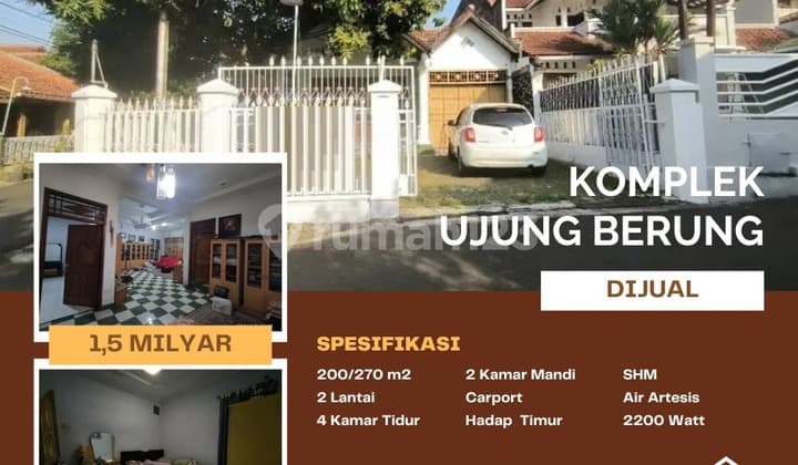 Dijual Cepat Rumah Luas Super Strategis di Komplek Ujungberung