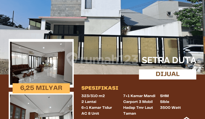 Dijual Cepat Rumah Terawat di Cluster Elite Setra Duta Cimahi