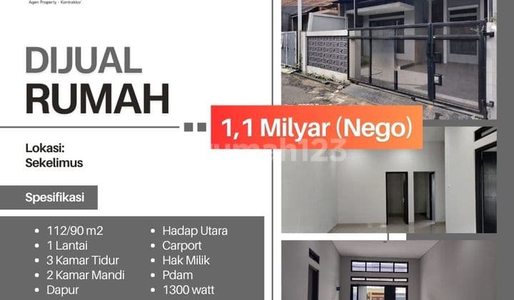 Jual rumah strategis di Jalan Sekelimus Batununggal Buahbatu