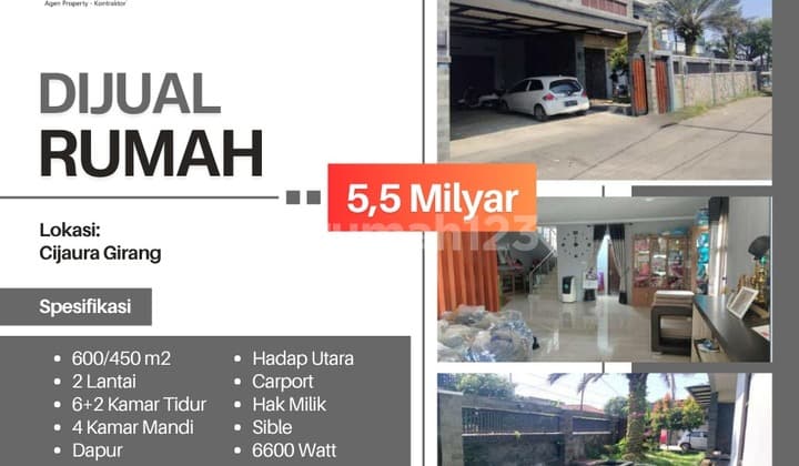 Rumah luas nyaman terawat di Cijaura Buahbatu Bandung strategis