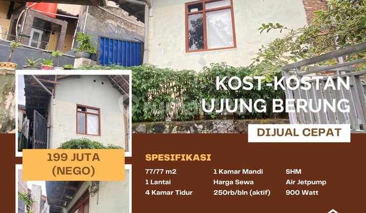 Dijual Cepat Kos Kosan Super Strategis di Ujungberung Bandung