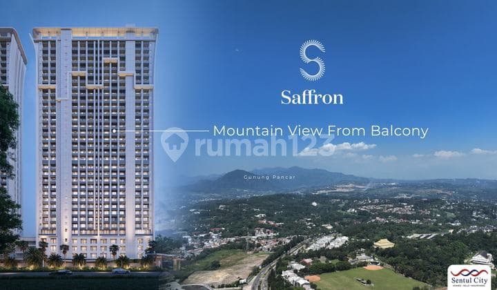 For Sale Saffron Noble Apartment Sentul City 5th Floor Hambalang View