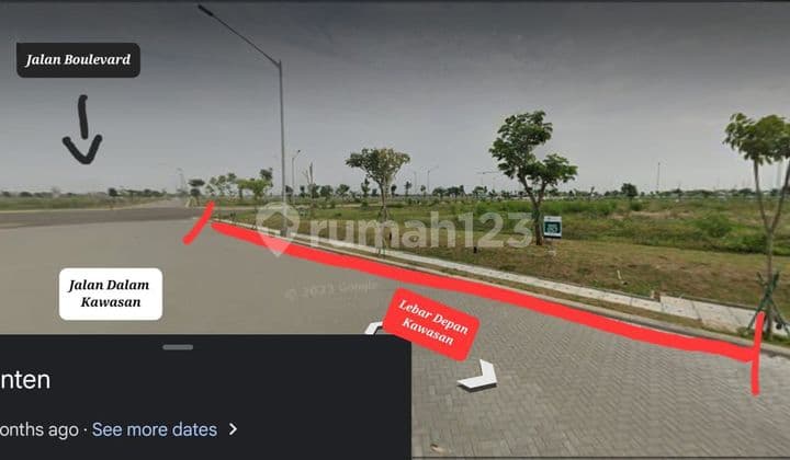 Tanah Kavling di Sewakan di Wall Street Pik 2 Lokasi Strategis