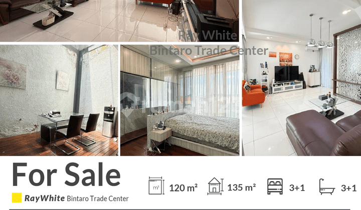 Rumah Terawat Furnished di Discovery Bintaro