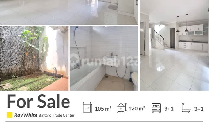 Rumah Dekat Mall dan Toll di Discovery Bintaro