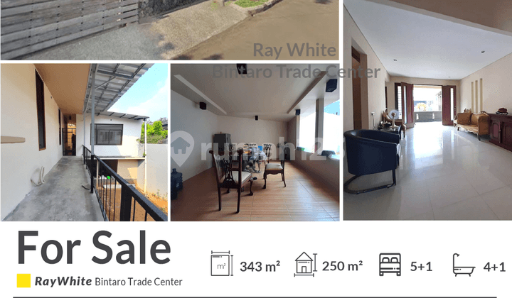 Rumah Bagus dengan Taman Luas @Bintaro