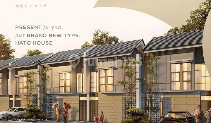 HATO HOUSE SHOJILAND DP 0% SUBSIDI KPR START 1,5JTAN FREE BIAYA2
