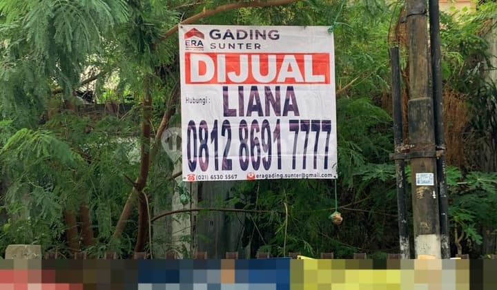 Jual Cepat Kavling Sunter Garden Jalan 2 Mobil Pas, Bisa Nego
