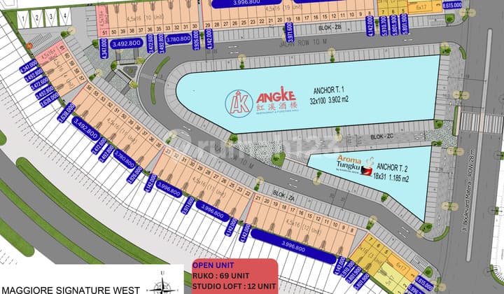 Dijual Ruko Maggiore Signature Paramount Lokasi dan Konsep Bagus