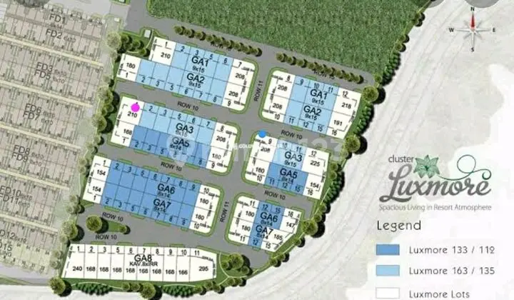Dijual Kavling di Luxmore Greenwich Bsd