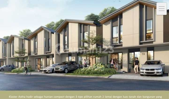Rumah Minimalis 2 Lantai Astha Suvarna Sutera Cikupa Tangerang