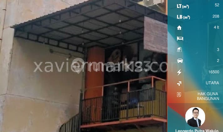 Ruko Klampis Jaya 4,5x12 Meter Bangunan 4 Lantai Ada 3toilet