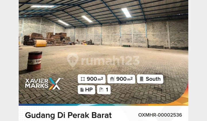 For Rent Warehouse in Krembangan Perak Barat Area 900m2 Ready to Use Newly Renovated