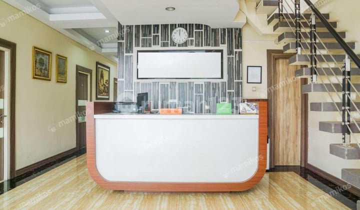 GUEST HOUSE KOST MEWAH DIMENSI 14X22 METER BANGUNAN 4 LANTAI ADA 18 KAMAR TIDUR