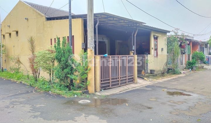 Rumah murah hook Permata Tangerang lokasi depan fasum