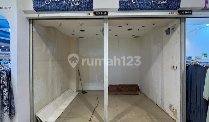 sewa toko kios 2 unit gandeng lantai UG tangcity mall kota tangerang
