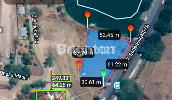 TANAH KAVLING KOMERSIAL RAYA MAYJEND YONOSUWOYO (JONOSEWOJO) JALAN LINGKAR DALAM BARAT / BABATAN UNESA SAMPING VIEW DANAU UNESA SANGAT STRATEGIS dekat Spazio, Pakuwon Mall, perumahan elit, pusat bisnis dan komersial