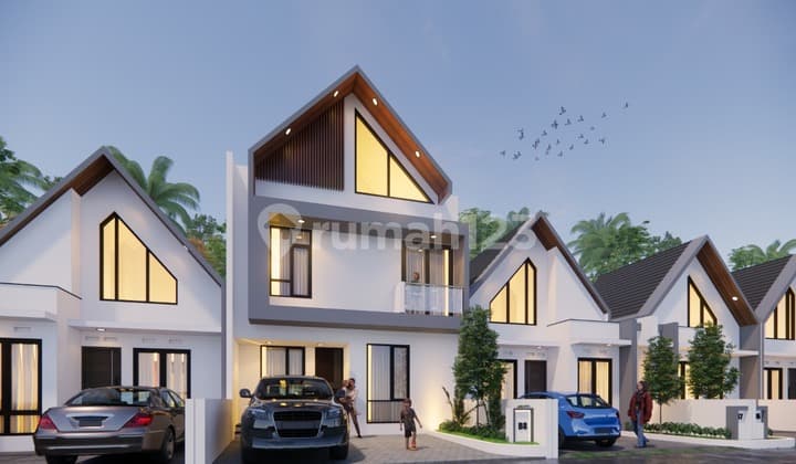 Rumah Gamping Jogja Dekat Umy 2 Kamar Konsep Villa Nyaman SHM