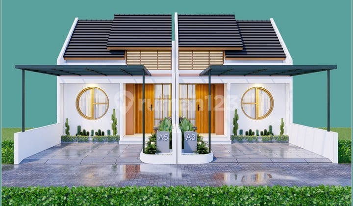 RUMAH BARU FULL FASILITAS DI JOGJA BARAT GAYA JAPANESE