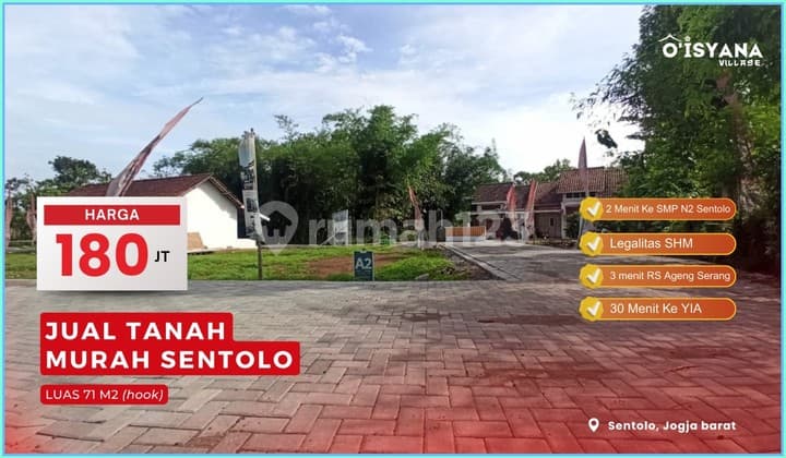 Land for Sale in Jogja Near Brimob Sentolo for Hundreds of Millions