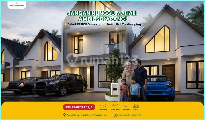 Dijual Rumah Murah Jogja SHM Dekat Pasar Gamping