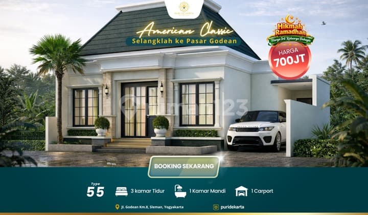 SHM House Jogja Priced at 700 Million Within a Cluster on Jl Godean Sleman