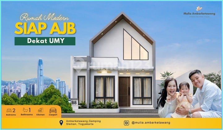 Jual Rumah Sleman Nuansa Villa One Gate System Dekat Kampus Umy