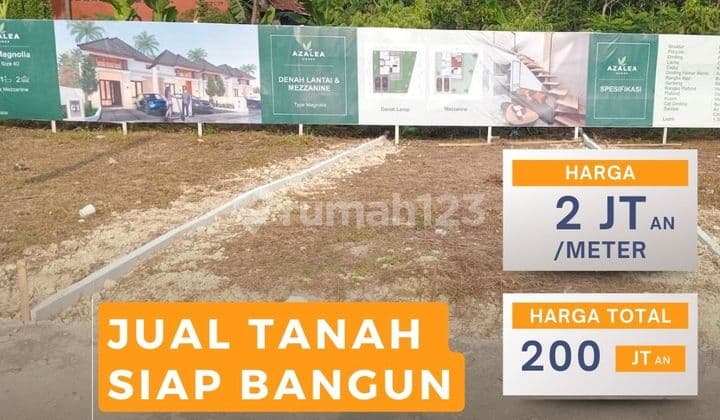 Yogyakarta Land Plot Suitable for Housing Location in Bangunjiwo