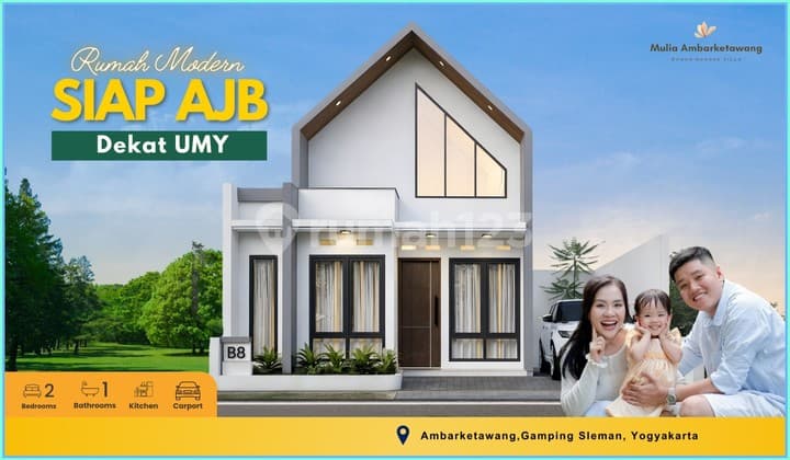 Rumah Murah Jogja SHM Lokasi Strategis Dekat Kampus Umy