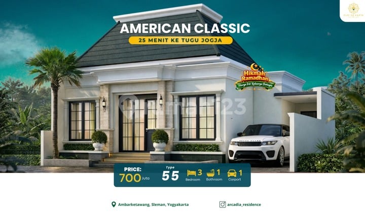 Rumah Mewah Jogja Harga 700 Jutaan Lokasi Strategis Jl Godean