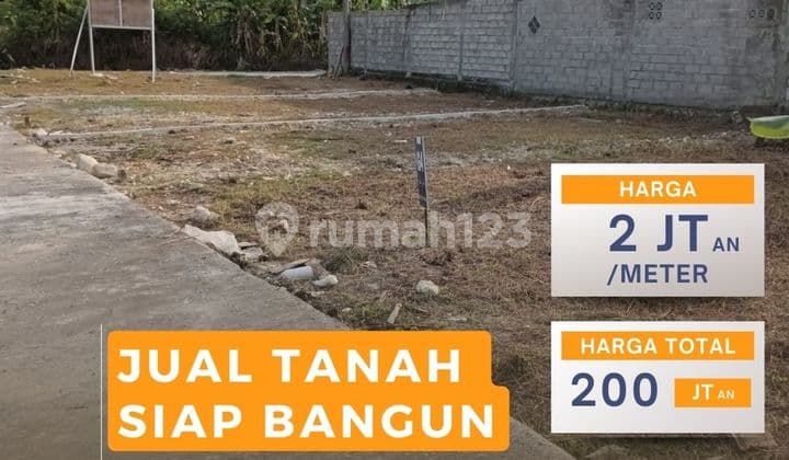 Tanah Kavling Yogyakarta SHM Dekat Lapangan Kasihan Bantul