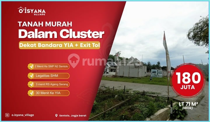 Tanah Kavling Dalam Cluster Yogyakarta 100 Jutaan Kulonprogo