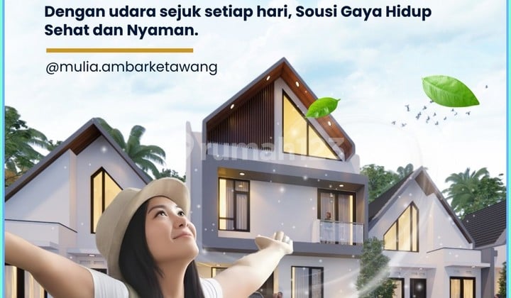 Jual Rumah Sleman 6 KM ke Malioboro Nuansa Villa Scandinavian