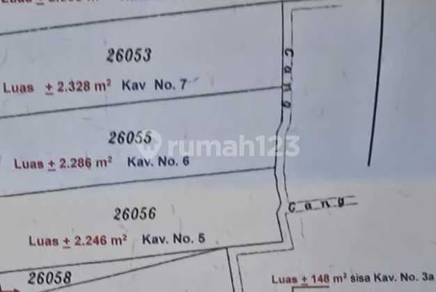 Tanah Sekitar 2 Hektar di Pinggir Jalan Besar Gedong Panjang