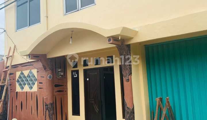 Rumah Usaha Dipinggir Jalan Raya, Tapos, Harga 1,1 M Nego 3 Lantai