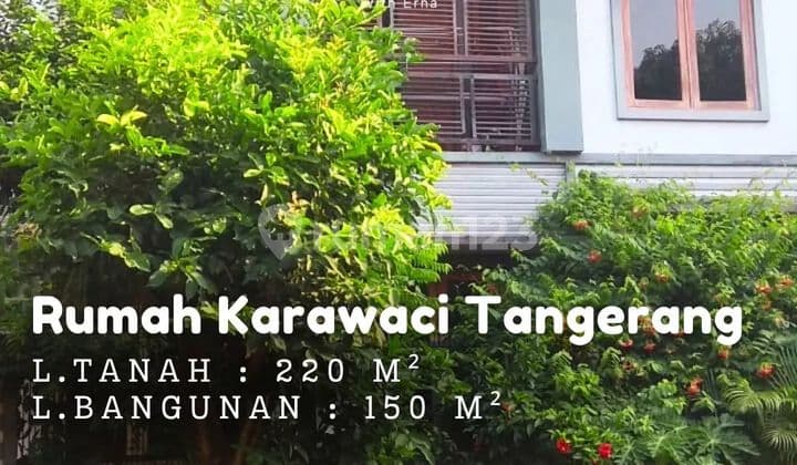 Rumah Di Karawaci Tangerang 2 Lantai Hgb