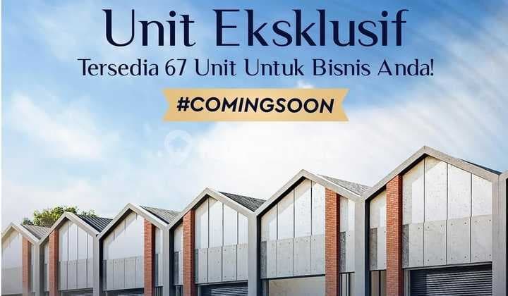 Dijual Gudang Compact Modern Dalam Komplek Pergudangan di Pinggir Jalan Raya Parung,