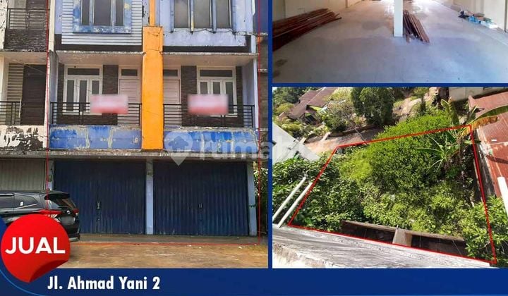 Dijual ruko tepi di Jl. Ahmad Yani 2 - plus tanah belakang