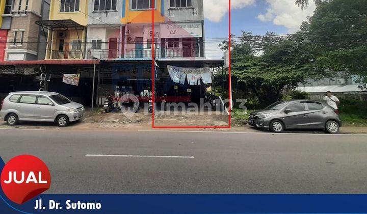 Dijual 1 unit ruko Jl. Dr. Sutomo - SHM - HARGA MIRING !!